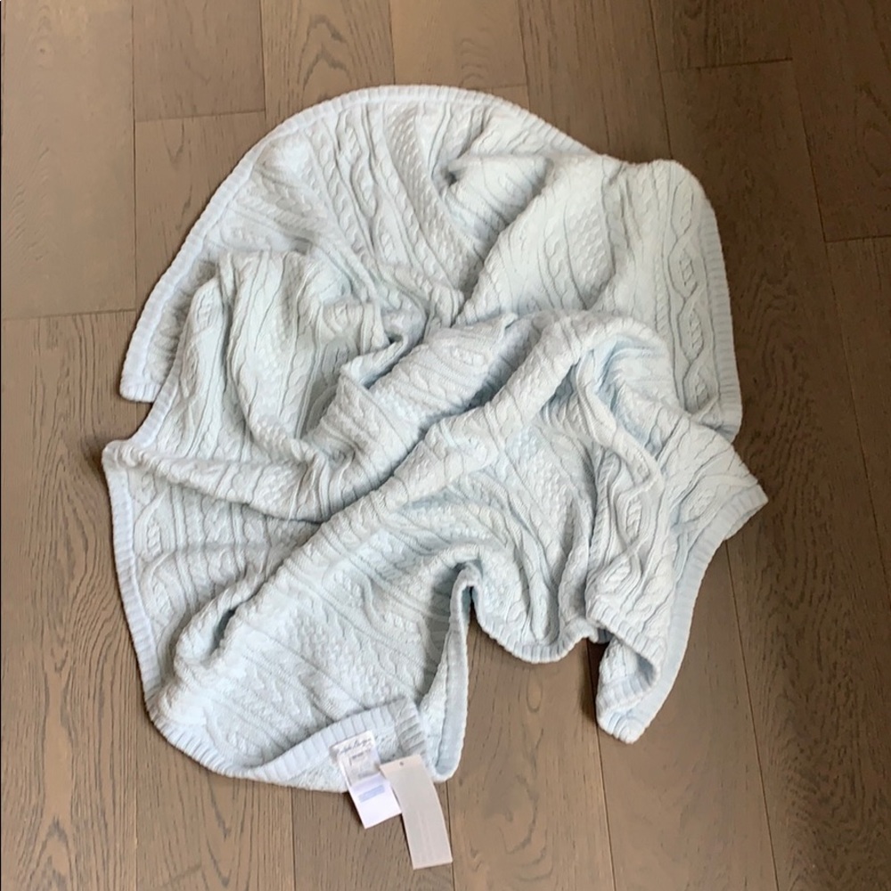 Baby blue Ralph Lauren blanket